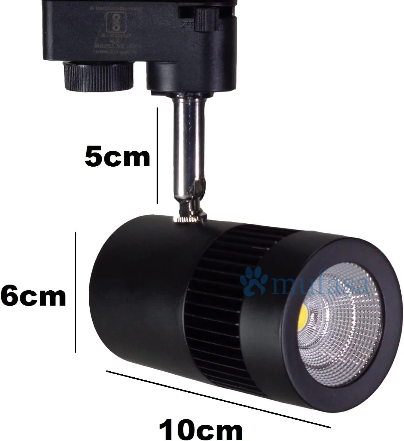 چراغ ریلی ال ای دی 9 وات Mufasa با بدنه مشکی / نور نقطه ای / چراغ متمرکز | ریل شامل نمی شود | بدنه آلومینیومی (سفید) چراغ ریلی ال ای دی 9 وات Mufasa با بدنه مشکی / نور نقطه ای / چراغ متمرکز | ریل شامل نمی شود | بدنه آلومینیومی (سفید)