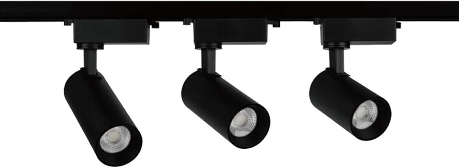 کیت نورپردازی ریلی 3 چراغه، چراغ سقفی نقطه ای، چراغ های سقفی داخلی 3 چراغ ال ای دی، چراغ سقفی مناسب برای آشپزخانه، حمام، اتاق خواب، راهرو