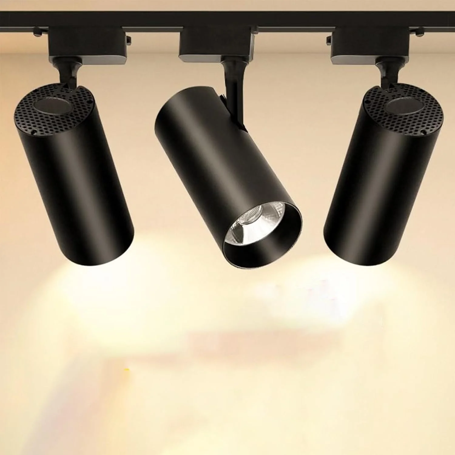 چراغ های ریلی سقفی مشکی NDEML، چراغ های ال ای دی ریلی، نورافکن سقفی سفید سرد، مناسب برای ریل های تک مداره نوع H تجاری چراغ های ریلی سقفی مشکی NDEML، چراغ های ال ای دی ریلی، نورافکن سقفی سفید سرد، مناسب برای ریل های تک مداره نوع H تجاری