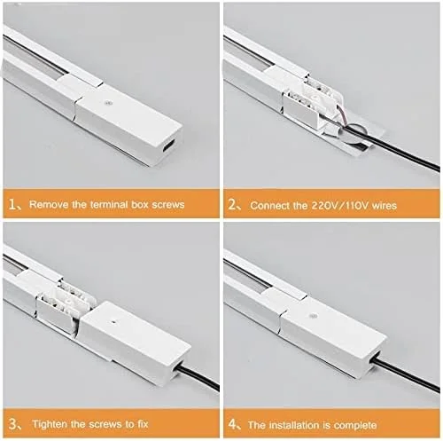 نورپردازی ریلی سقفی Nortek مناسب چراغ های ال ای دی و چراغ های متمرکز (ریل، سفید، بسته 1 عددی) نورپردازی ریلی سقفی Nortek مناسب چراغ های ال ای دی و چراغ های متمرکز (ریل، سفید، بسته 1 عددی)