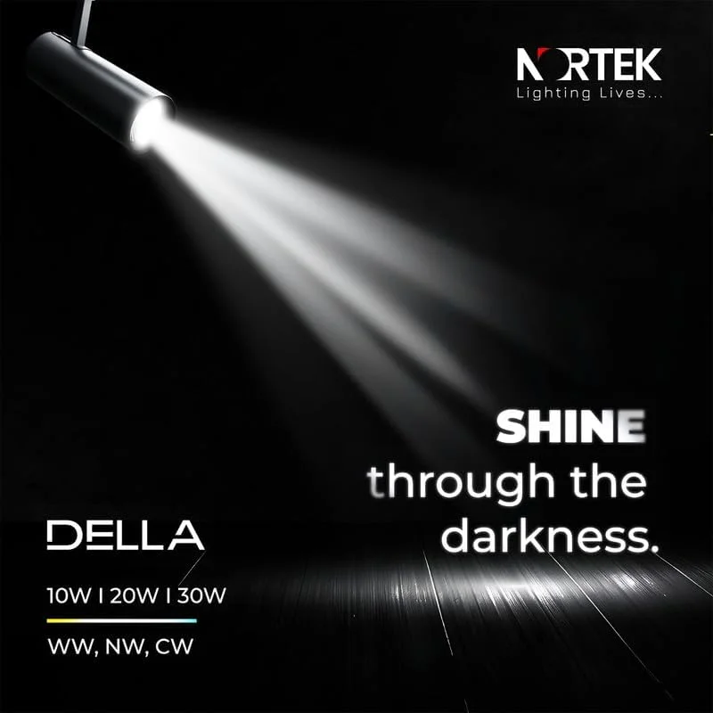 چراغ ریلی ال ای دی بدنه سفید Nortek Della (مناسب سیستم ریلی) | ریل شامل نمی شود (30 وات، سفید یخی، 2 عدد) چراغ ریلی ال ای دی بدنه سفید Nortek Della (مناسب سیستم ریلی) | ریل شامل نمی شود (30 وات، سفید یخی، 2 عدد)