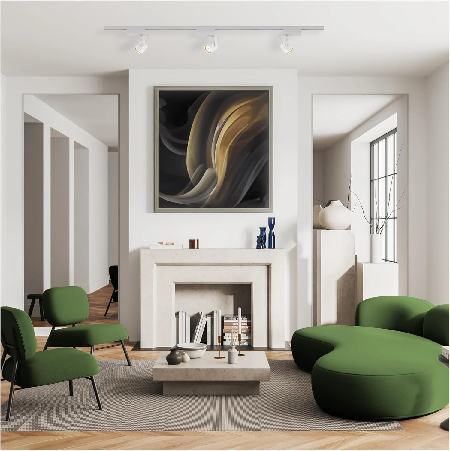 چراغ ریلی مربعی نوو مدل TH234 با ولتاژ 12 ولت و پایه MR16