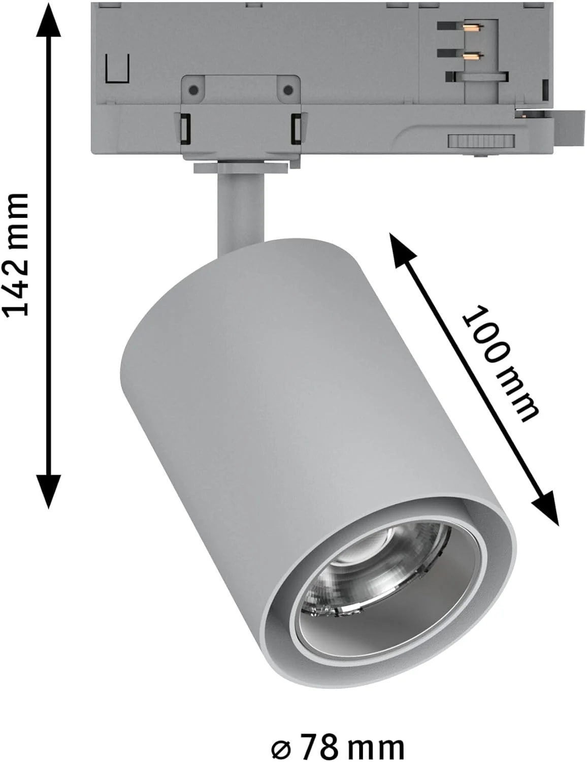 چراغ ریلی ال ای دی پاولمان کراتوس ProRail3 18.5 وات نقره ای