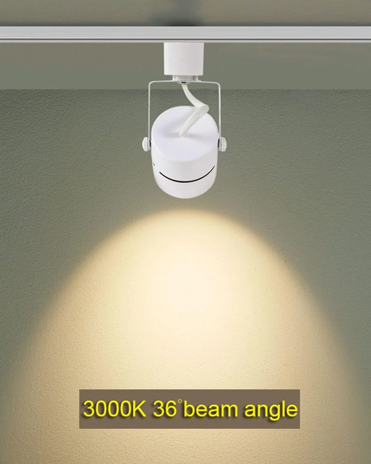 چراغ های ریلی LED 10 واتی، چراغ های ریلی LED قابل تنظیم برای نورپردازی تاکیدی آثار هنری خرده فروشی، 3000K نور سفید گرم، چراغ های ریلی نوع H - 120 ولت زاویه 24 درجه نوع هالو - بسته 12 عددی (سفید) چراغ های ریلی LED 10 واتی، چراغ های ریلی LED قابل تنظیم برای نورپردازی تاکیدی آثار هنری خرده فروشی، 3000K نور سفید گرم، چراغ های ریلی نوع H - 120 ولت زاویه 24 درجه نوع هالو - بسته 12 عددی (سفید)