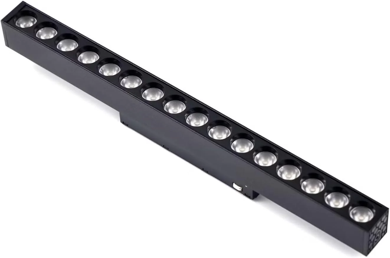 چراغ ریلی مغناطیسی هوشمند وای فای 48 ولت Tuya – چراغ مشبک LED خطی COB قابل تنظیم چراغ ریلی مغناطیسی هوشمند وای فای 48 ولت Tuya – چراغ مشبک LED خطی COB قابل تنظیم