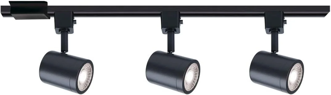 کیت نورپردازی ریلی ال ای دی WAC Lighting مدل H-8010/3-30-BK، شامل 3 چراغ، رنگ مشکی