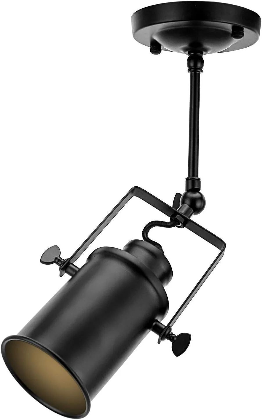 چراغ سقفی قابل تنظیم ZHANGBD با یک سر، چراغ ریلی، چراغ سقفی مدرن (رنگ: 1 سر)