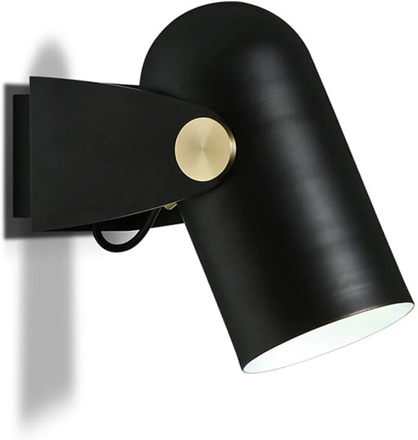 چراغ های نقطه ای دیواری و سقفی فلزی با قابلیت تنظیم جهت نور، مناسب برای اتاق نشیمن، آشپزخانه، چراغ های نقطه ای کوچک