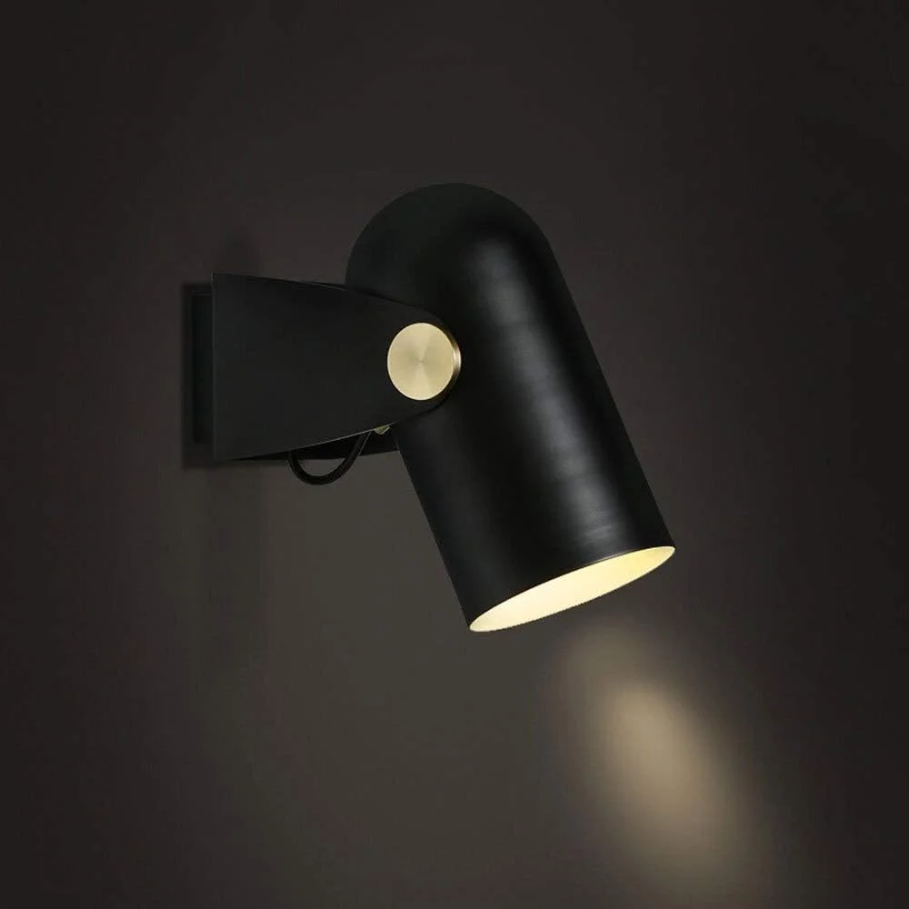 چراغ های نقطه ای دیواری و سقفی فلزی با قابلیت تنظیم جهت نور، مناسب برای اتاق نشیمن، آشپزخانه، چراغ های نقطه ای کوچک