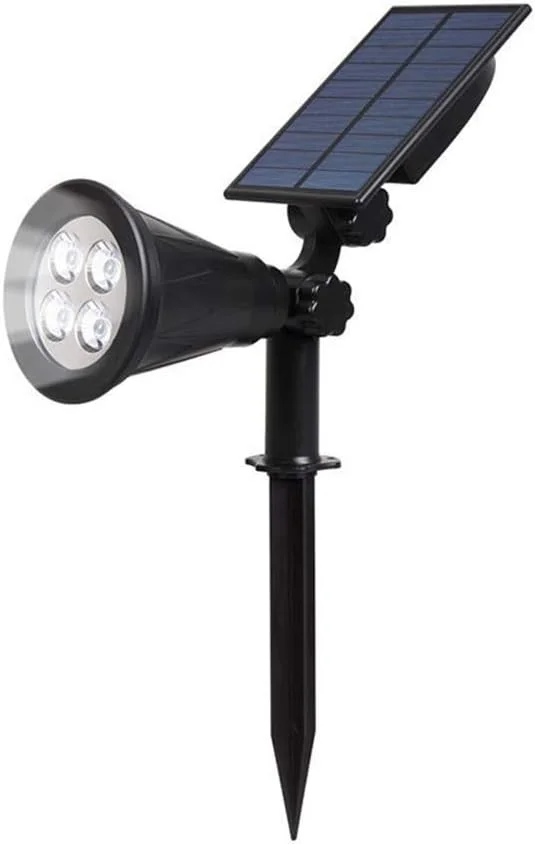 چراغ های خورشیدی، چراغ محوطه ضد آب IP65 با قابلیت تنظیم خودکار روشن/خاموش برای درخت، پاسیو، حیاط، باغ. (رنگ: 4led)