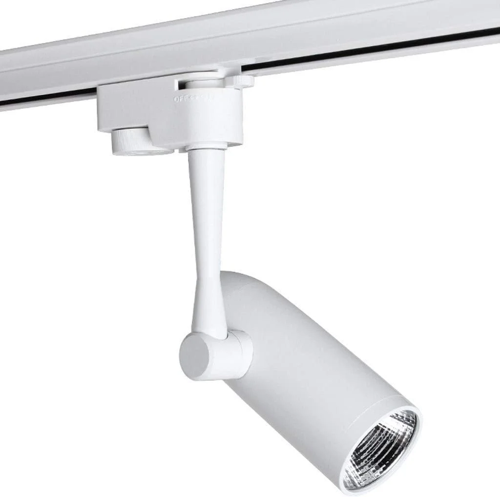 چراغ ریلی LED مدل ZHANGBD 3W، چراغ نورپردازی فروشگاهی، نورافکن نمایشگاهی، روشنایی امنیتی برای روشنایی زیبا، بادوام، مناسب خانه، باغ، پاسیو، محوطه استخر (رنگ: سفید)