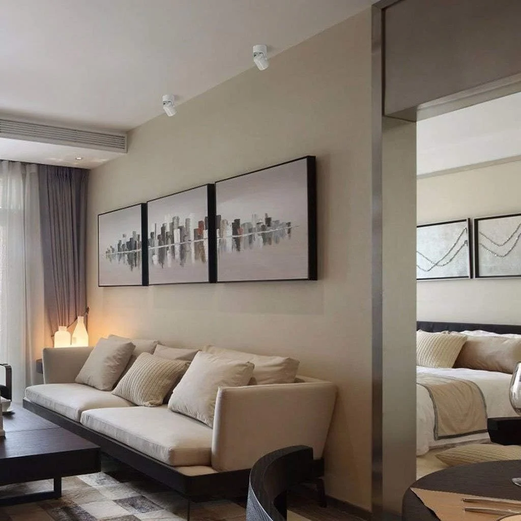 چراغ دیواری ال ای دی 3 وات ZHANGBD برای اتاق خواب، با سر چراغ ال ای دی تک قابل تنظیم 180 درجه، مناسب برای آشپزخانه (COB) (رنگ: مشکی)