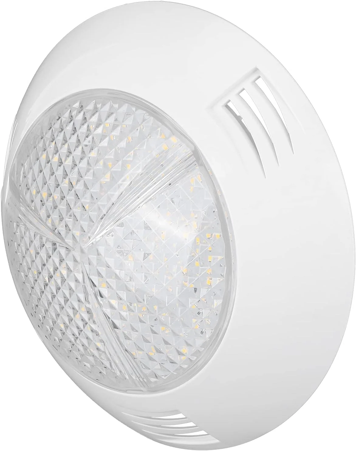 چراغ استخری ال ای دی، AC12V 18W 1500LM 3000K نور گرم، ضد آب IP68 برای استخرهای داخل زمینی، نورپردازی باغ محوطه باز