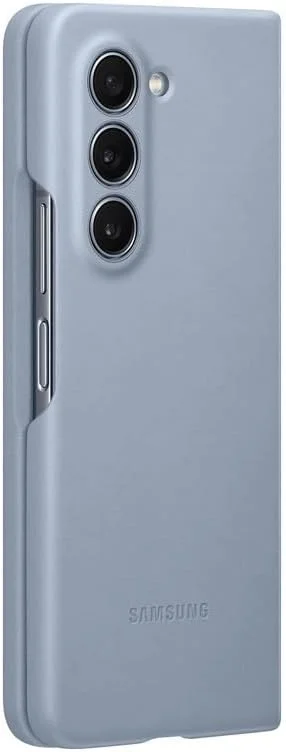 کاور چرمی سازگار با محیط زیست سامسونگ گلکسی زد فولد 5، آبی کاور چرمی سازگار با محیط زیست سامسونگ گلکسی زد فولد 5، آبی