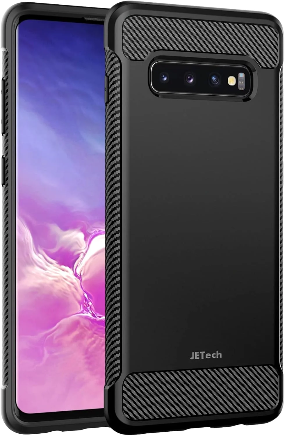 کاور باریک JETech با طرح فیبر کربن برای گوشی سامسونگ گلکسی S10 پلاس کاور باریک JETech با طرح فیبر کربن برای گوشی سامسونگ گلکسی S10 پلاس