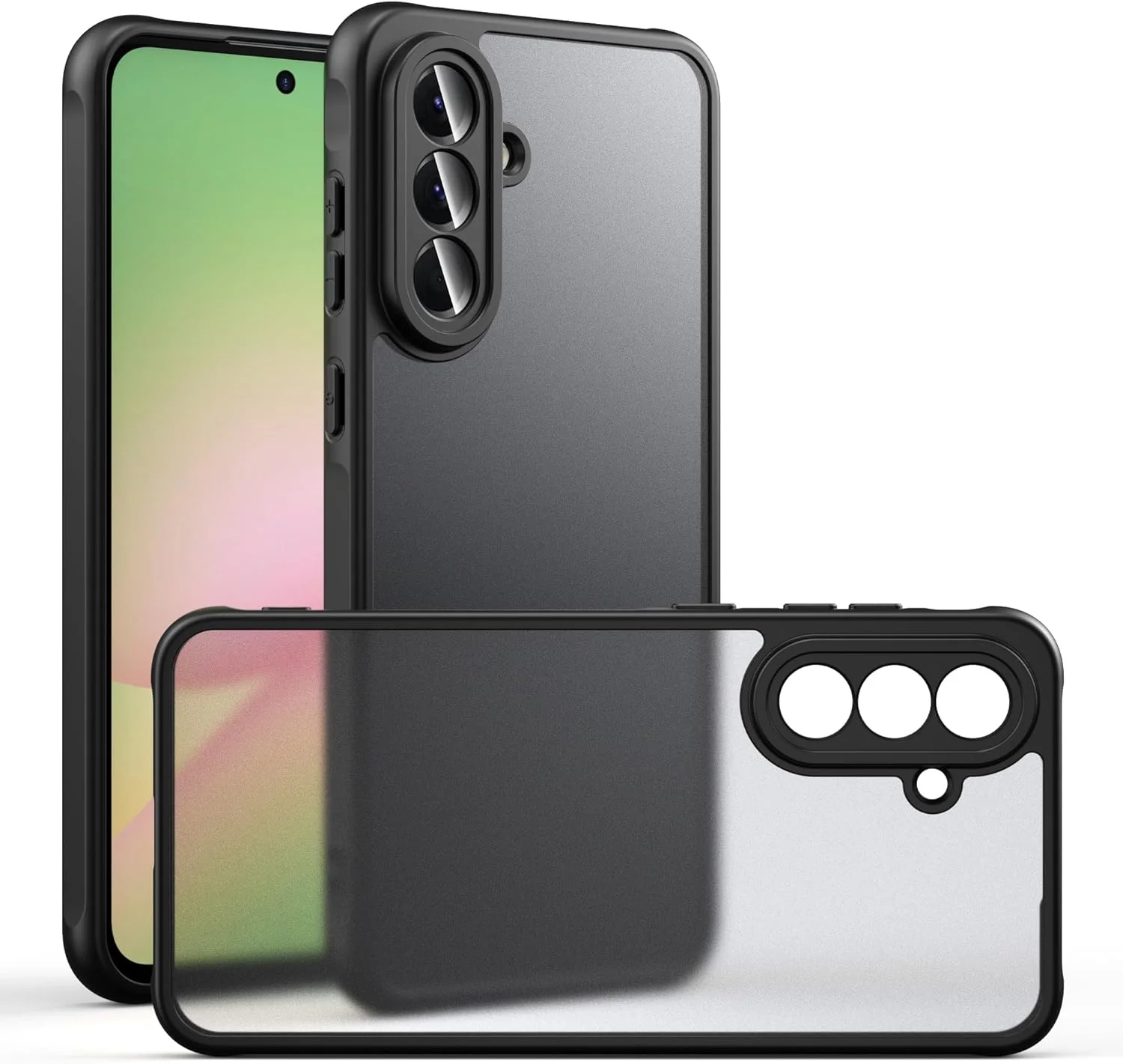 قاب مات گوشی سامسونگ گلکسی A56، کاور پشتی نیمه شفاف و مات، محافظت در برابر ضربه برای گوشی موبایل سامسونگ گلکسی A56 (گلکسی A56)