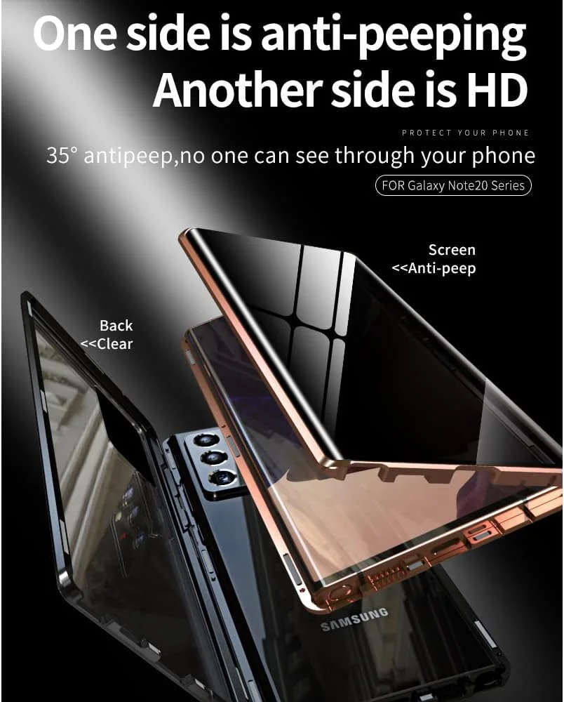 قاب گوشی مغناطیسی دو طرفه شیشه ای حرارت دیده برای سامسونگ گلکسی اس 22/اس 21/اس 20/اس 10 پلاس اولترا، قاب فلزی مغناطیسی موبایل ضد دید دزدکی برای سامسونگ گلکسی (آبی، اس 20 پلاس) قاب گوشی مغناطیسی دو طرفه شیشه ای حرارت دیده برای سامسونگ گلکسی اس 22/اس 21/اس 20/اس 10 پلاس اولترا، قاب فلزی مغناطیسی موبایل ضد دید دزدکی برای سامسونگ گلکسی (آبی، اس 20 پلاس)