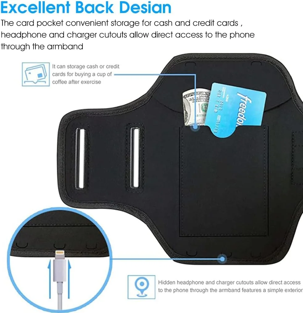 بازوبند تلفن همراه مناسب برای آیفون/سامسونگ/ویوو/اوپو/شیائومی/ردمی با قابلیت تنظیم برای تمرینات ورزشی، دویدن، یوگا، دوچرخه سواری، ضد لغزش و فوق العاده سبک (تا 5.7 اینچ) بازوبند تلفن همراه مناسب برای آیفون/سامسونگ/ویوو/اوپو/شیائومی/ردمی با قابلیت تنظیم برای تمرینات ورزشی، دویدن، یوگا، دوچرخه سواری، ضد لغزش و فوق العاده سبک (تا 5.7 اینچ)
