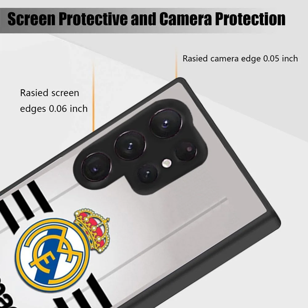 کاور پشتی موبایل طرح باشگاه فوتبال رئال مادرید اسپانیا مناسب برای سامسونگ S24 Ultra، چند رنگ کاور پشتی موبایل طرح باشگاه فوتبال رئال مادرید اسپانیا مناسب برای سامسونگ S24 Ultra، چند رنگ