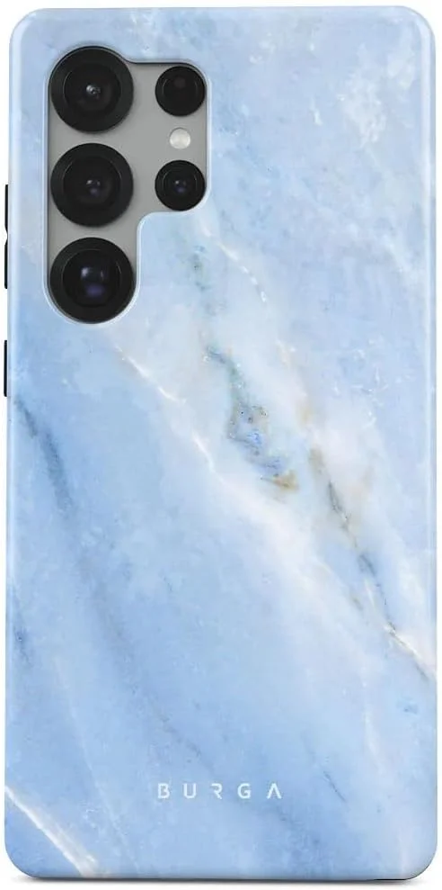 کاور گوشی بورگا سازگار با گوشی موبایل سامسونگ گلکسی اس 25 اولترا، کاور محافظ دو لایه سخت و سیلیکونی، مقاوم در برابر خش و ضربه (ابر های پفی)