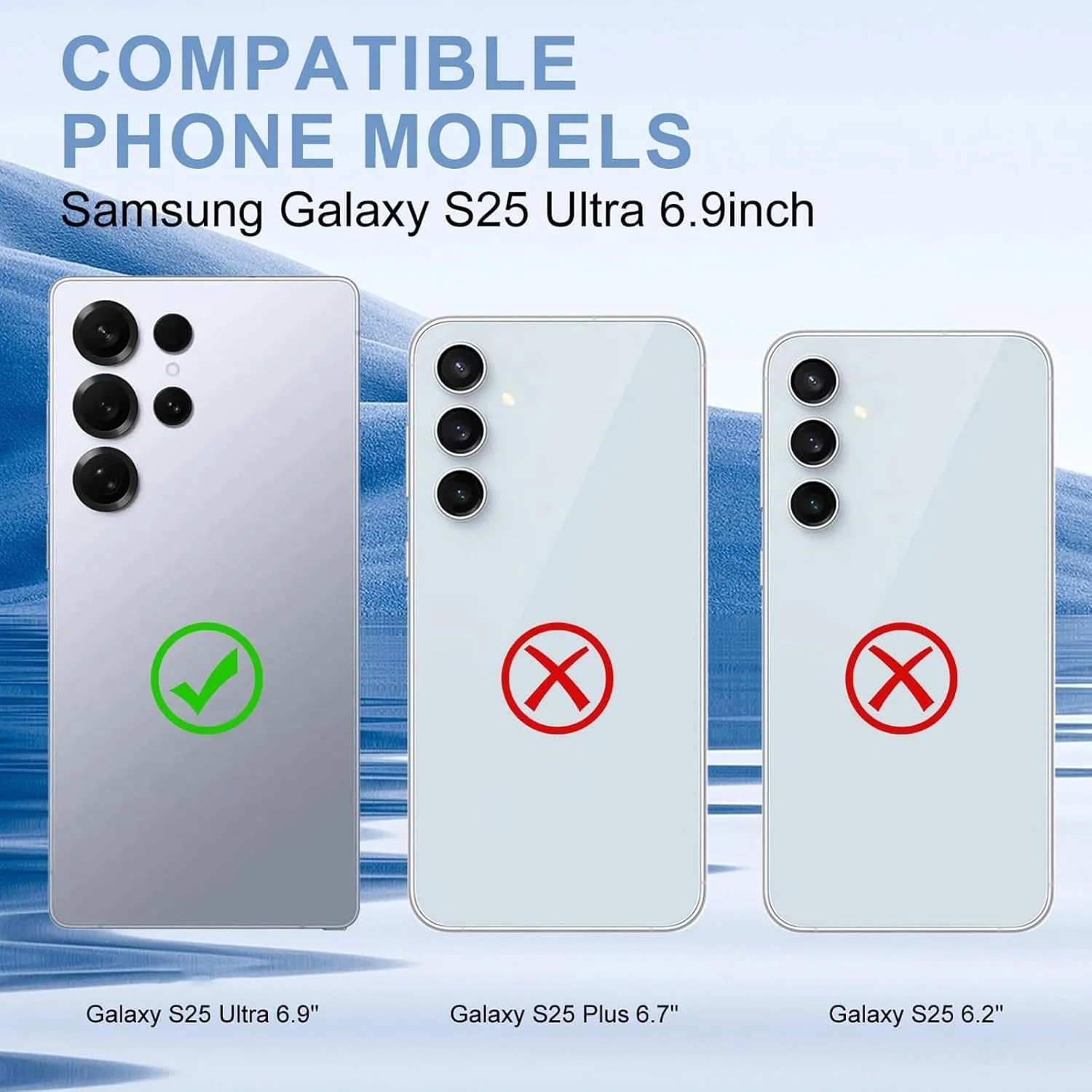 قاب محافظ کریستالی شفاف هیبریدی T Tersely سازگار با سامسونگ گلکسی S25 Ultra - فناوری TPU + پلی کربنات، ضد زردی، قاب محافظ، پوشش ضربه گیر مقاوم در برابر ضربه قاب محافظ کریستالی شفاف هیبریدی T Tersely سازگار با سامسونگ گلکسی S25 Ultra - فناوری TPU + پلی کربنات، ضد زردی، قاب محافظ، پوشش ضربه گیر مقاوم در برابر ضربه