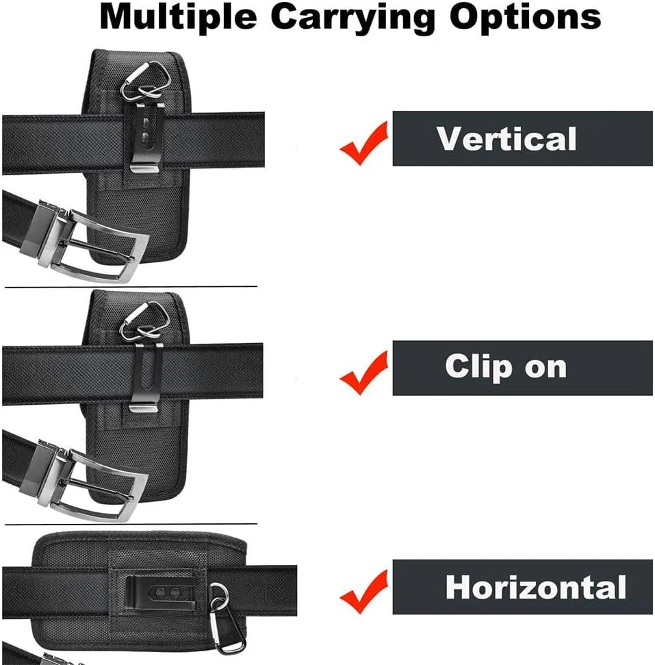کیف کمری گوشی موبایل JZS، کیف گوشی موبایل نایلونی با گیره کمربند، کیف برزنتی گوشی مناسب برای گوشی های سامسونگ گلکسی S22 Ultra / S23 Plus/آیفون (افقی) کیف کمری گوشی موبایل JZS، کیف گوشی موبایل نایلونی با گیره کمربند، کیف برزنتی گوشی مناسب برای گوشی های سامسونگ گلکسی S22 Ultra / S23 Plus/آیفون (افقی)