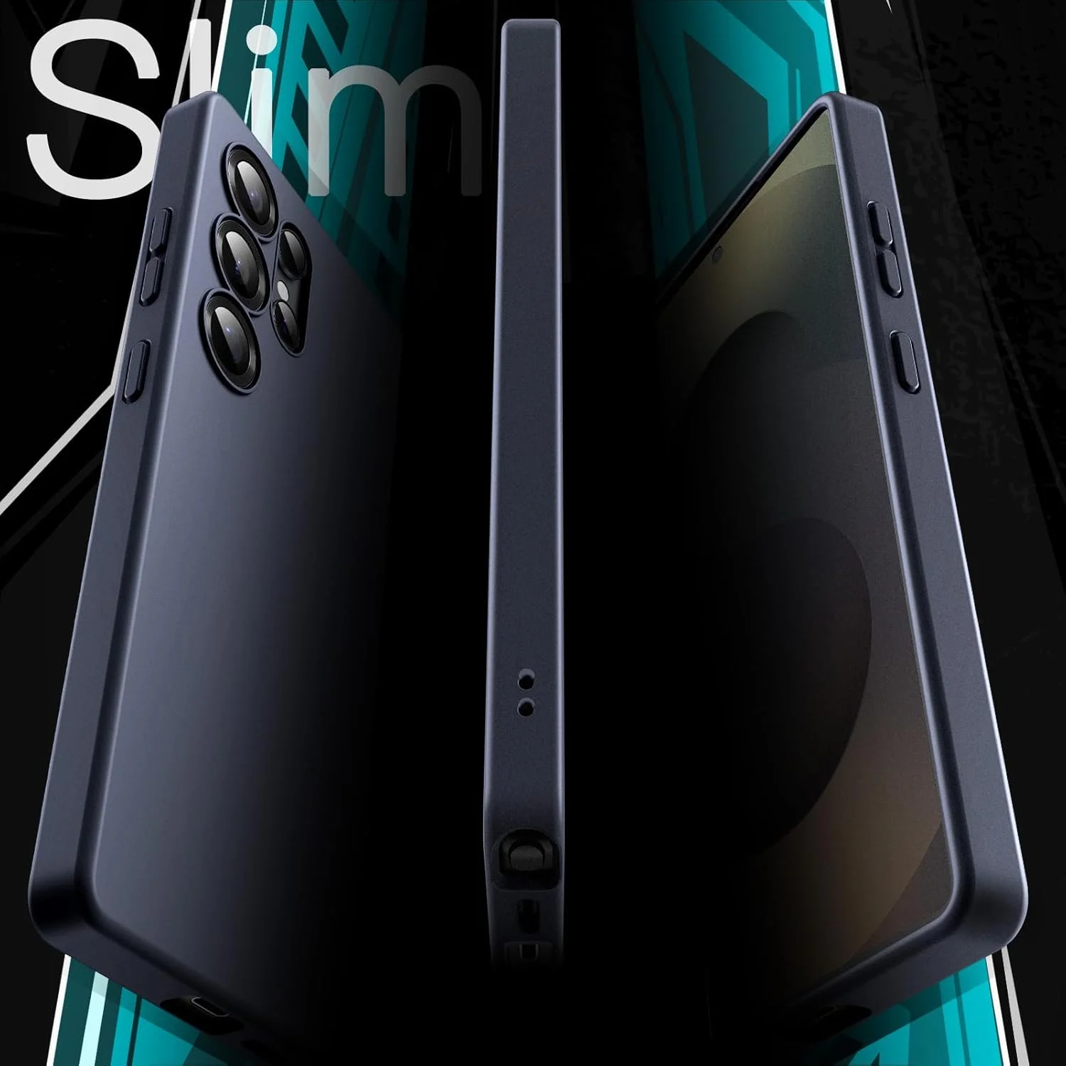 کاور محافظ باریک JETech برای گوشی سامسونگ گلکسی S25 Ultra 5G، محافظت کامل لنز دوربین، کاور محافظ نازک TPU نرم با پوشش مات، ضد ضربه (آبی تیره) کاور محافظ باریک JETech برای گوشی سامسونگ گلکسی S25 Ultra 5G، محافظت کامل لنز دوربین، کاور محافظ نازک TPU نرم با پوشش مات، ضد ضربه (آبی تیره)