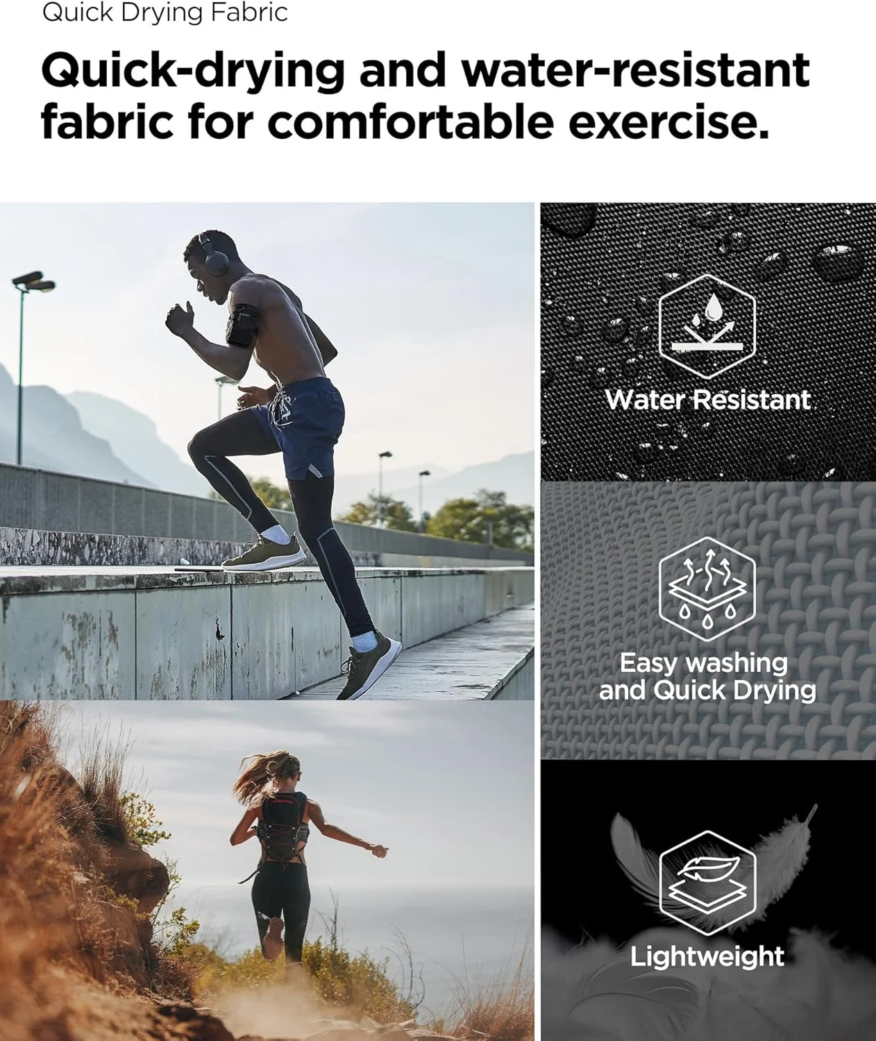 بازوبند ورزشی نگهدارنده گوشی موبایل اسپایگن مدل Dynamic Shield مناسب گوشی های تا 6.9 اینچ [فوق سبک] دارای دو جیب [مقاوم در برابر آب] سازگار با آیفون 16 15 14 13 12 11 پرو مکس، سامسونگ S25 Ultra و غیره - مشکی