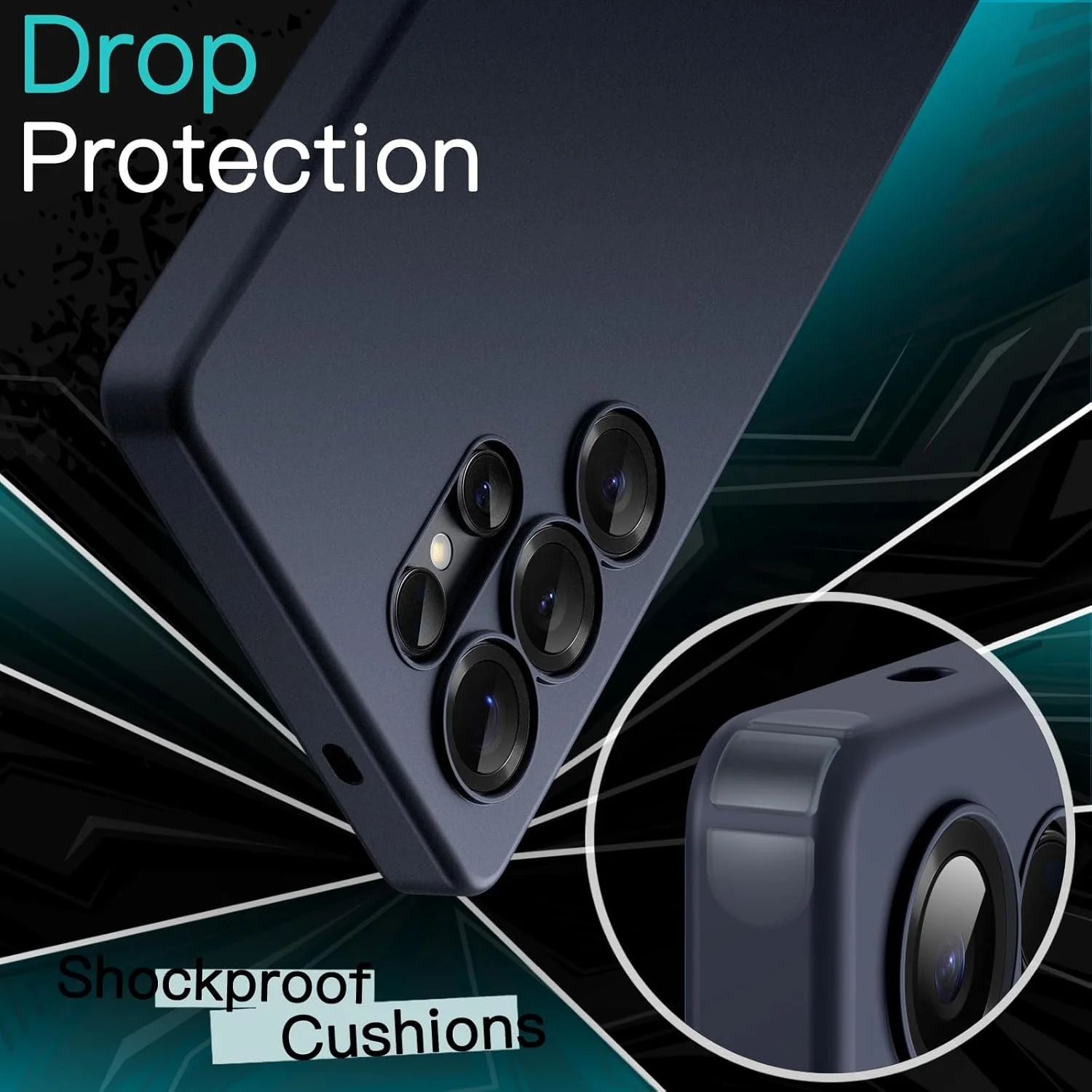 کاور محافظ باریک JETech برای گوشی سامسونگ گلکسی S25 Ultra 5G، محافظت کامل لنز دوربین، کاور محافظ نازک TPU نرم با پوشش مات، ضد ضربه (آبی تیره) کاور محافظ باریک JETech برای گوشی سامسونگ گلکسی S25 Ultra 5G، محافظت کامل لنز دوربین، کاور محافظ نازک TPU نرم با پوشش مات، ضد ضربه (آبی تیره)