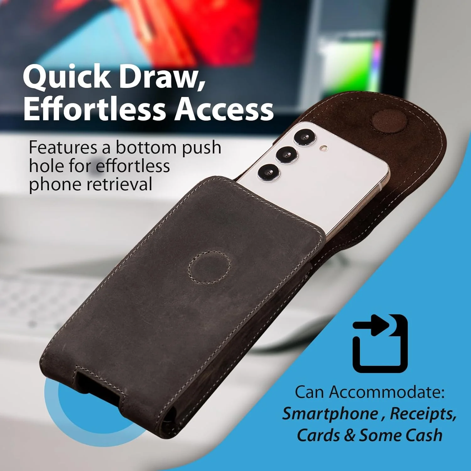 کیف کمری کوچک Hengwin، جلد گوشی موبایل برای آیفون 16 پرو مکس 16 پلاس 15 14 13 12 11 پرو مکس، سامسونگ S25 S24 S23 S22 S21 S20 Ultra، جا موبایلی چرمی اصل کیف کمری کوچک Hengwin، جلد گوشی موبایل برای آیفون 16 پرو مکس 16 پلاس 15 14 13 12 11 پرو مکس، سامسونگ S25 S24 S23 S22 S21 S20 Ultra، جا موبایلی چرمی اصل