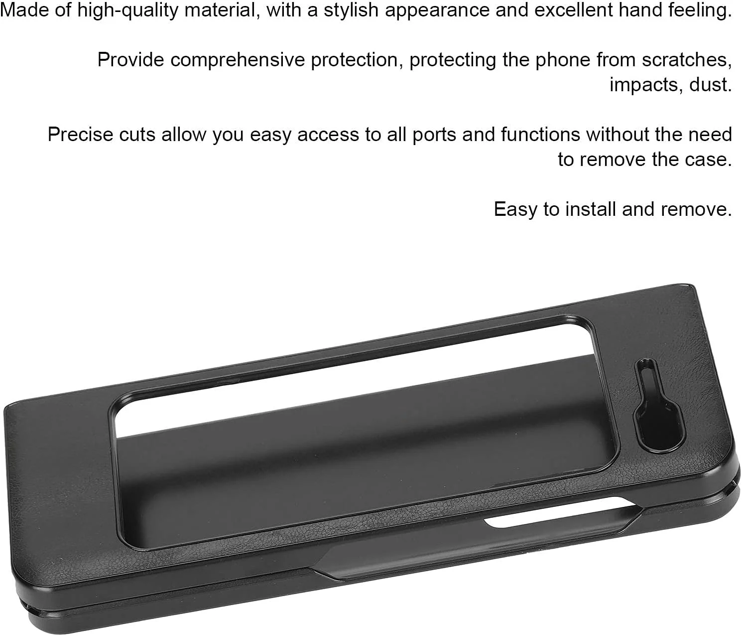 کاور ضد ضربه برای گوشی سامسونگ زد فولد 1، طراحی حرفه ای، کیف چرمی سبک وزن با ظاهری نفیس برای تلفن همراه، مناسب هدیه به دوستان (مشکی) کاور ضد ضربه برای گوشی سامسونگ زد فولد 1، طراحی حرفه ای، کیف چرمی سبک وزن با ظاهری نفیس برای تلفن همراه، مناسب هدیه به دوستان (مشکی)