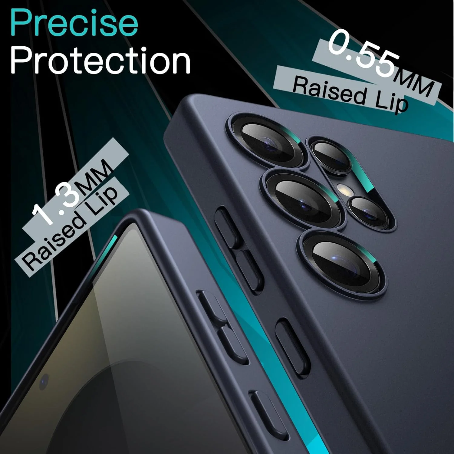 کاور محافظ باریک JETech برای گوشی سامسونگ گلکسی S25 Ultra 5G، محافظت کامل لنز دوربین، کاور محافظ نازک TPU نرم با پوشش مات، ضد ضربه (آبی تیره) کاور محافظ باریک JETech برای گوشی سامسونگ گلکسی S25 Ultra 5G، محافظت کامل لنز دوربین، کاور محافظ نازک TPU نرم با پوشش مات، ضد ضربه (آبی تیره)