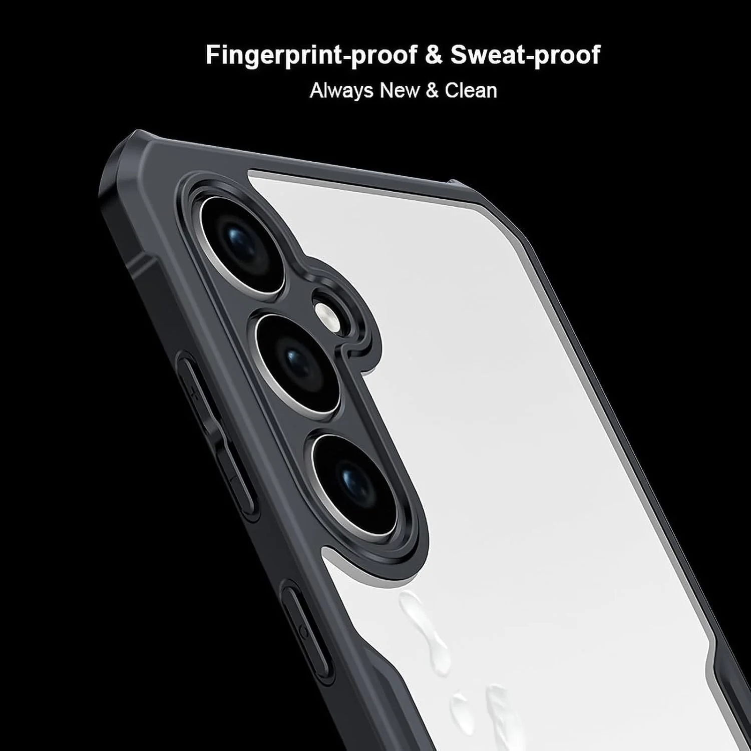 قاب محافظ گوشی سامسونگ گلکسی A55، محافظ لنز دوربین، کاور پشتی گوشی موبایل TPU ضد ضربه با بالشتک هوا، ضد زردی، باریک و محافظ (مشکی شفاف) قاب محافظ گوشی سامسونگ گلکسی A55، محافظ لنز دوربین، کاور پشتی گوشی موبایل TPU ضد ضربه با بالشتک هوا، ضد زردی، باریک و محافظ (مشکی شفاف)