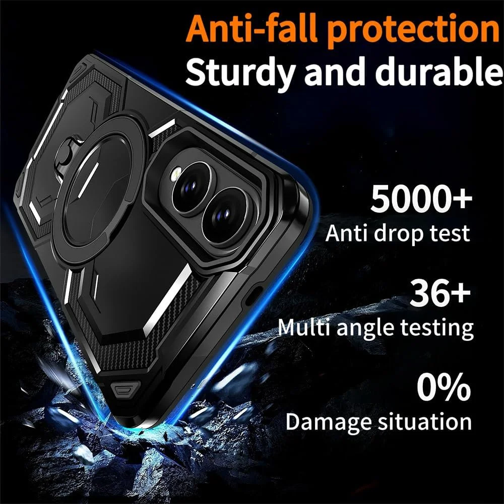 قاب محافظ گوشی سامسونگ گلکسی S25 Edge/S25 Ultra، کاور محافظ ضد ضربه 2 در 1 با پایه چرخان 360 درجه، طراحی زره پوش جنگجوی مکانیکی (فوق العاده مقاوم، ضد خش) قاب محافظ گوشی سامسونگ گلکسی S25 Edge/S25 Ultra، کاور محافظ ضد ضربه 2 در 1 با پایه چرخان 360 درجه، طراحی زره پوش جنگجوی مکانیکی (فوق العاده مقاوم، ضد خش)