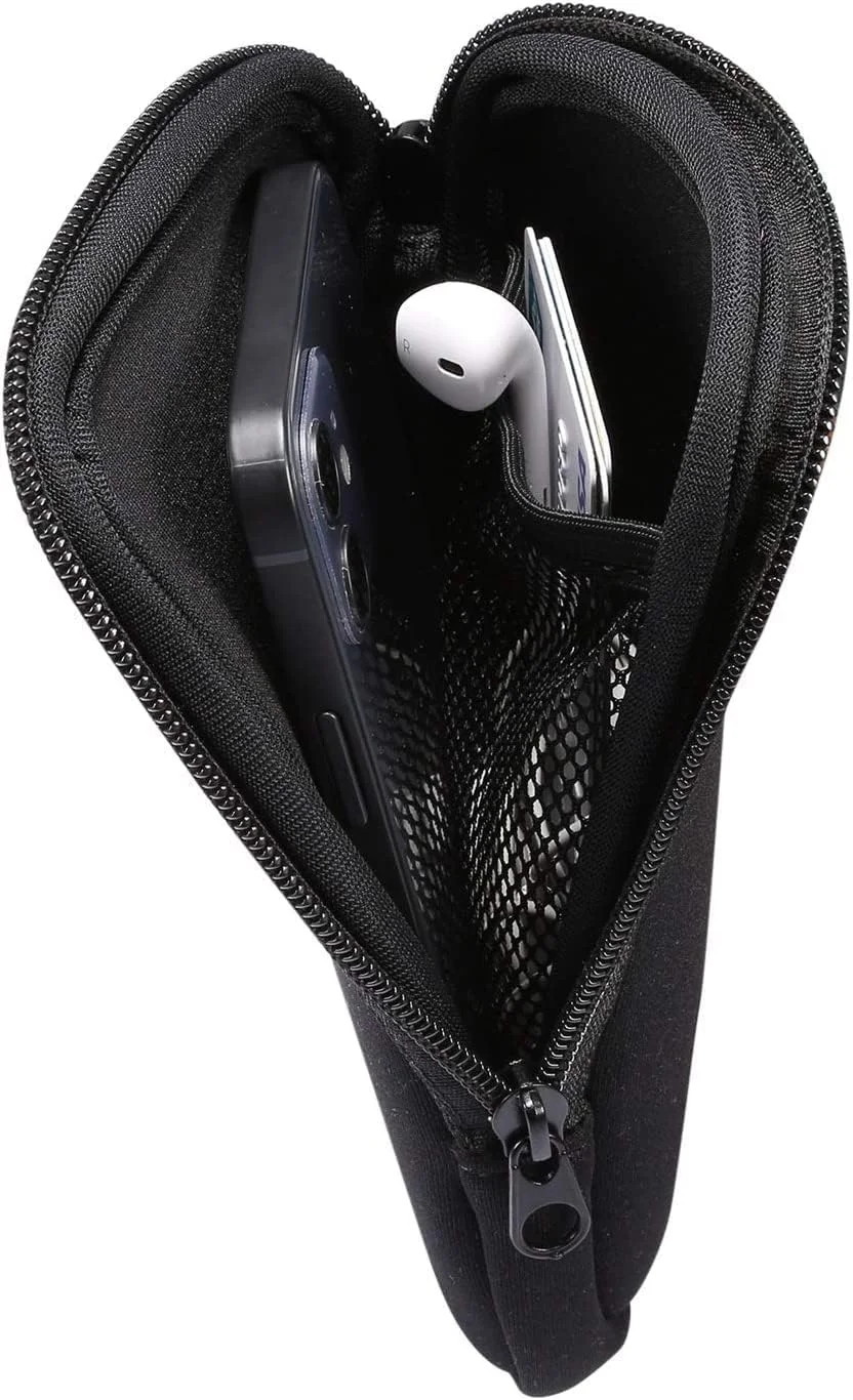 کیف کمری گوشی موبایل TERRIFI، کیف گوشی هوشمند تا 7 اینچ، روکش نئوپرن، کیف موبایل جهانی با طراحی زیپ - مشکی کیف کمری گوشی موبایل TERRIFI، کیف گوشی هوشمند تا 7 اینچ، روکش نئوپرن، کیف موبایل جهانی با طراحی زیپ - مشکی