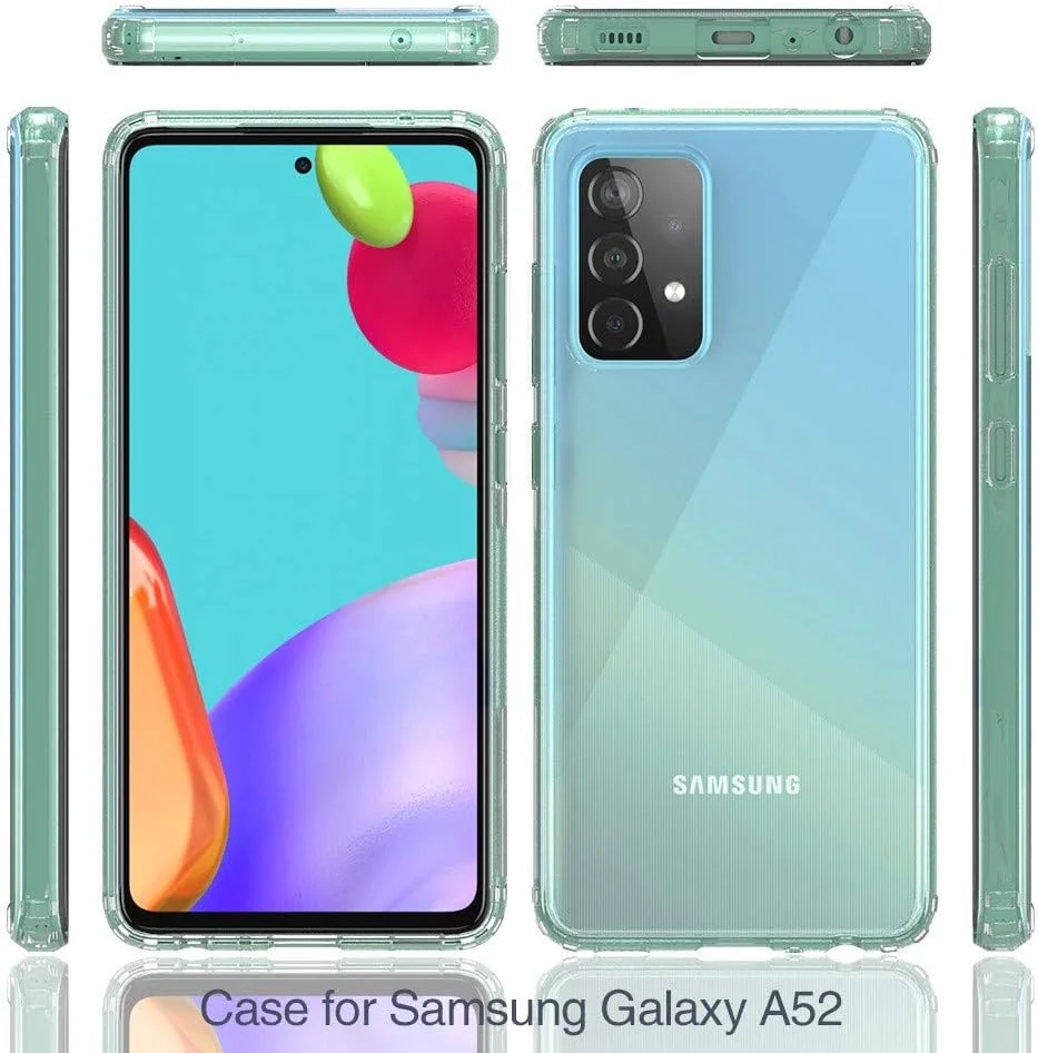 کاور محافظ گوشی سامسونگ گلکسی A52 5G، شفاف، باریک، محافظ 360 درجه جلو و پشت، دارای محافظ صفحه نمایش داخلی، پوشش کامل بدنه، ژل سیلیکونی (شفاف) کاور محافظ گوشی سامسونگ گلکسی A52 5G، شفاف، باریک، محافظ 360 درجه جلو و پشت، دارای محافظ صفحه نمایش داخلی، پوشش کامل بدنه، ژل سیلیکونی (شفاف)