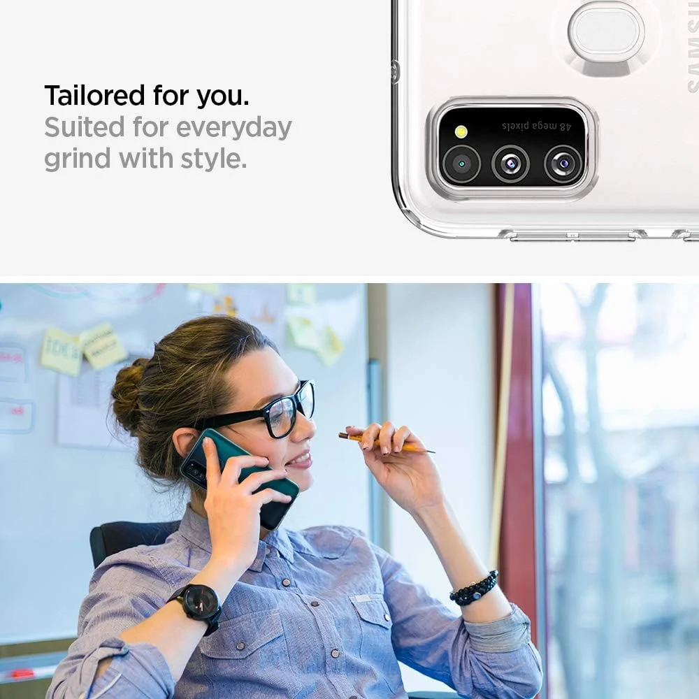 کاور ژله ای شفاف اسپیگن مدل Liquid Crystal مناسب برای گوشی سامسونگ گلکسی M21 و سامسونگ گلکسی M30s کاور ژله ای شفاف اسپیگن مدل Liquid Crystal مناسب برای گوشی سامسونگ گلکسی M21 و سامسونگ گلکسی M30s