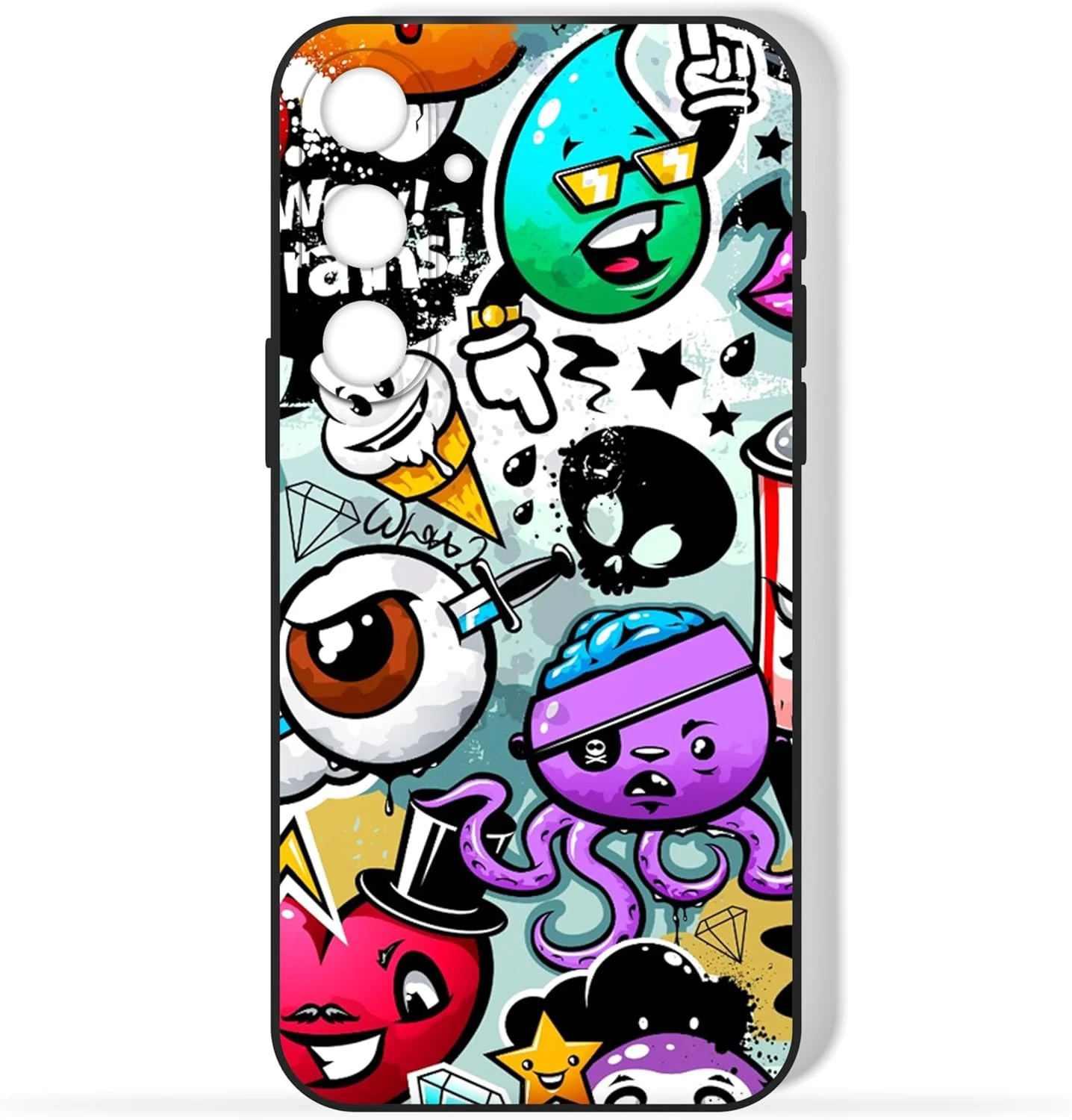 کاور محافظ پشتی گوشی موبایل TPU سازگار با مدل Samsung Galaxy S24 FE با طرح شخصیت های عجیب کاور محافظ پشتی گوشی موبایل TPU سازگار با مدل Samsung Galaxy S24 FE با طرح شخصیت های عجیب