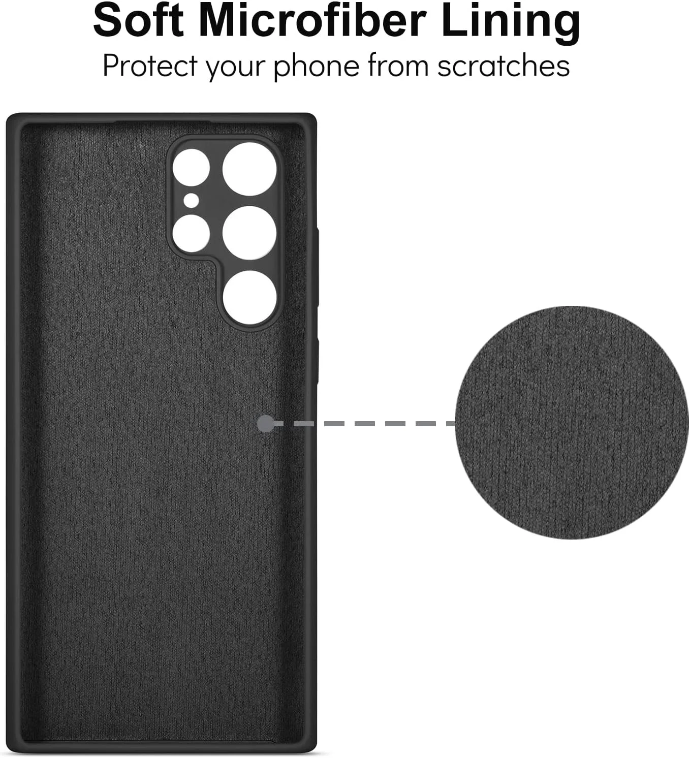 قاب سیلیکونی مایع Varikke برای گوشی سامسونگ گلکسی S22 Ultra، قاب لاستیکی ژلهای سیلیکونی با روکش میکروفیبر نرم، محافظ دوربین کامل و باریک برای سامسونگ S22 Ultra 5G، مشکی قاب سیلیکونی مایع Varikke برای گوشی سامسونگ گلکسی S22 Ultra، قاب لاستیکی ژلهای سیلیکونی با روکش میکروفیبر نرم، محافظ دوربین کامل و باریک برای سامسونگ S22 Ultra 5G، مشکی