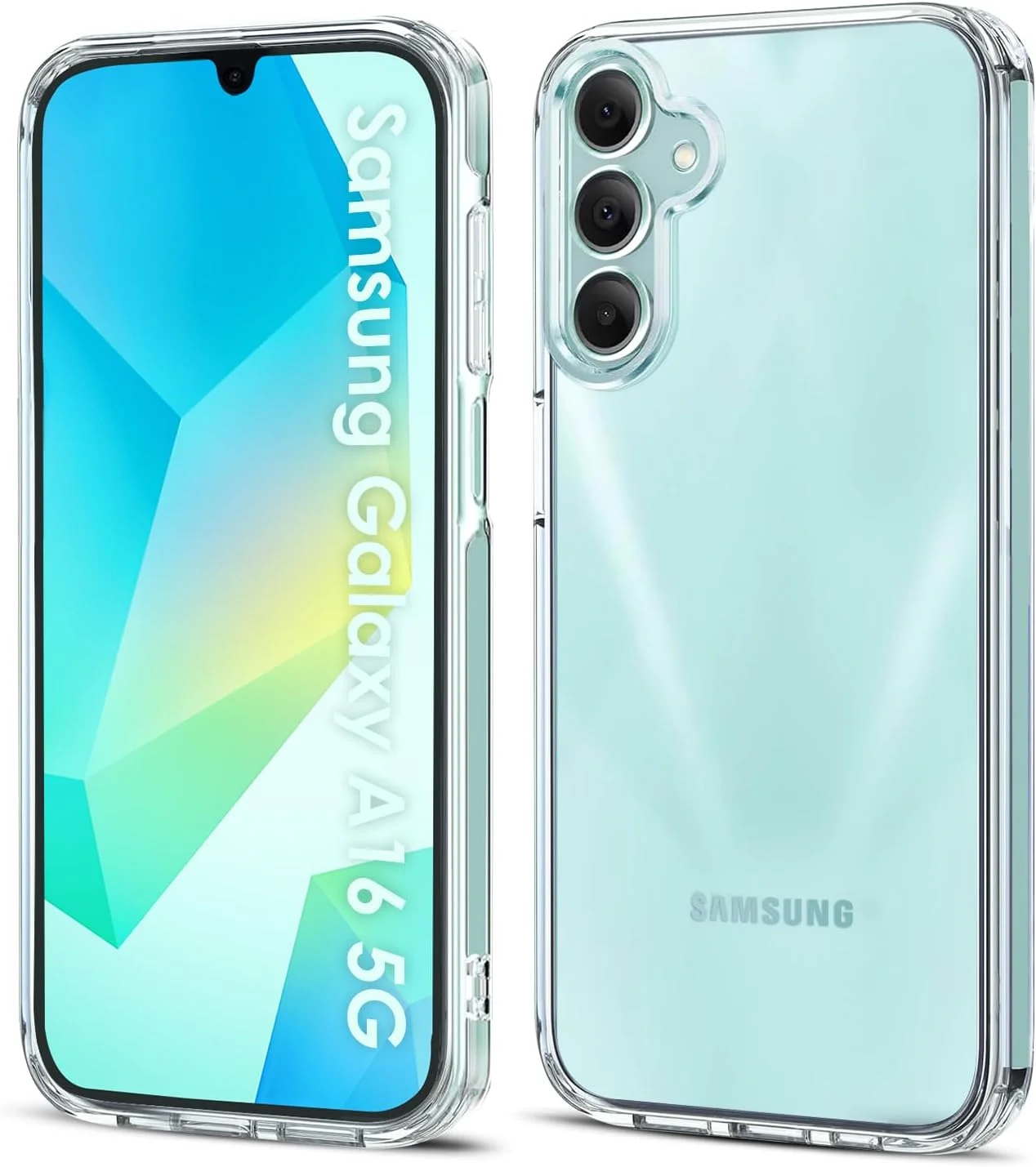 کاور محافظ شفاف فیلوتو مناسب برای گوشی سامسونگ گلکسی A16 5G (2024)، کاور سیلیکونی نرم و باریک، ضد اثر انگشت، ضد خش، مقاوم در برابر ضربه، محافظت در برابر سقوط، فوق العاده نازک