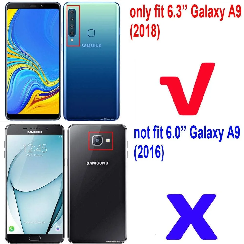 قاب محافظ گوشی موبایل میجین سازگار با گلکسی A9 (2018)، حلقه فلزی، استند، ضد ضربه، لایه سخت (سازگار با هولدر مغناطیسی خودرو)، دو لایه، مقاوم برای سامسونگ گلکسی A9 2018 (مشکی) قاب محافظ گوشی موبایل میجین سازگار با گلکسی A9 (2018)، حلقه فلزی، استند، ضد ضربه، لایه سخت (سازگار با هولدر مغناطیسی خودرو)، دو لایه، مقاوم برای سامسونگ گلکسی A9 2018 (مشکی)