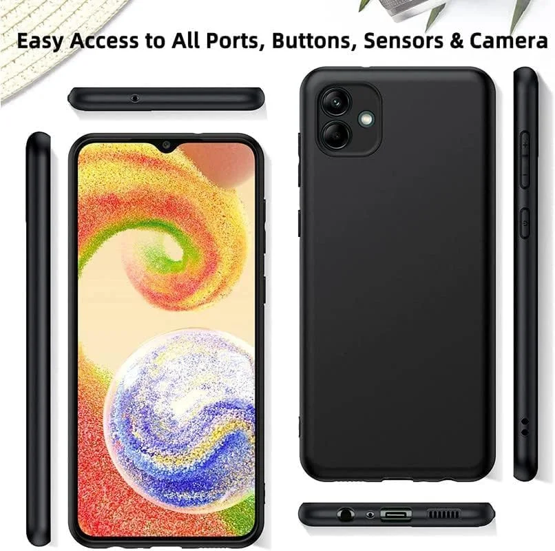 کاور محافظ ژله ای نرم و منعطف Zege سازگار با گوشی سامسونگ گلکسی A04E / M04 / F04 - مشکی مات کاور محافظ ژله ای نرم و منعطف Zege سازگار با گوشی سامسونگ گلکسی A04E / M04 / F04 - مشکی مات