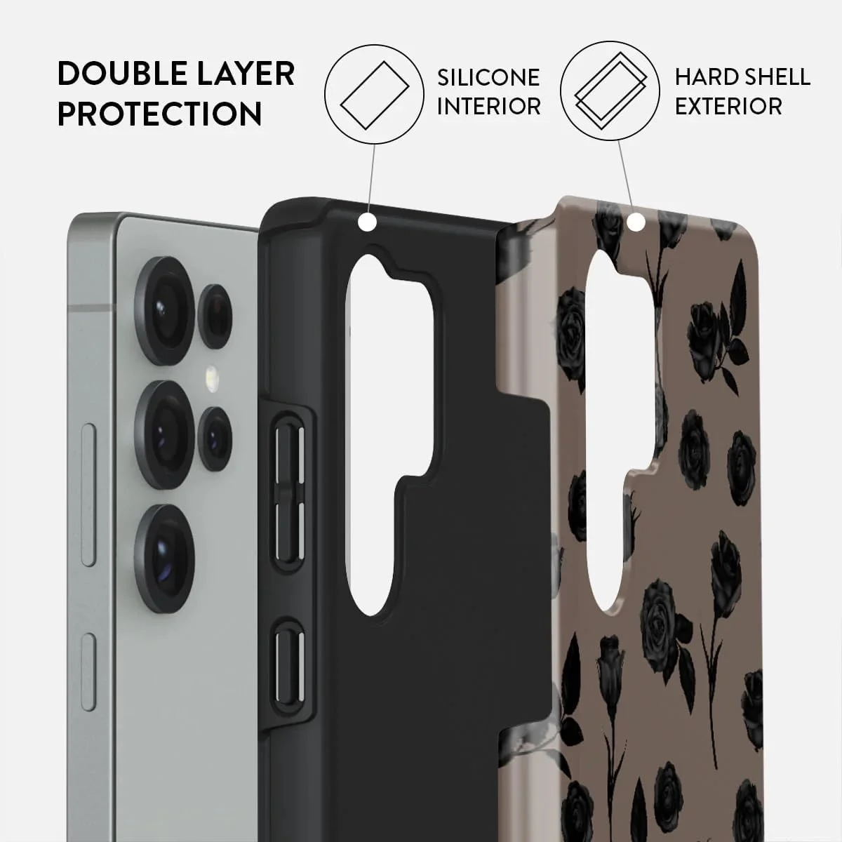 کاور گوشی بورگا سازگار با گوشی موبایل سامسونگ گلکسی S25 Ultra، کاور محافظ دو لایه سخت سیلیکونی مقاوم در برابر خط و خش و ضربه (الهه) کاور گوشی بورگا سازگار با گوشی موبایل سامسونگ گلکسی S25 Ultra، کاور محافظ دو لایه سخت سیلیکونی مقاوم در برابر خط و خش و ضربه (الهه)