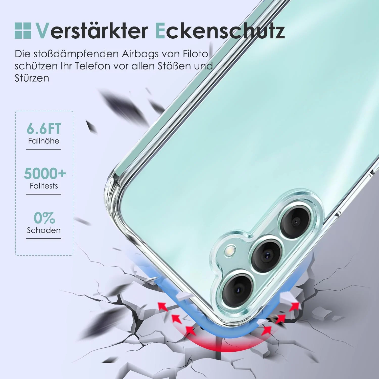 کاور محافظ شفاف فیلوتو مناسب برای گوشی سامسونگ گلکسی A16 5G (2024)، کاور سیلیکونی نرم و باریک، ضد اثر انگشت، ضد خش، مقاوم در برابر ضربه، محافظت در برابر سقوط، فوق العاده نازک کاور محافظ شفاف فیلوتو مناسب برای گوشی سامسونگ گلکسی A16 5G (2024)، کاور سیلیکونی نرم و باریک، ضد اثر انگشت، ضد خش، مقاوم در برابر ضربه، محافظت در برابر سقوط، فوق العاده نازک