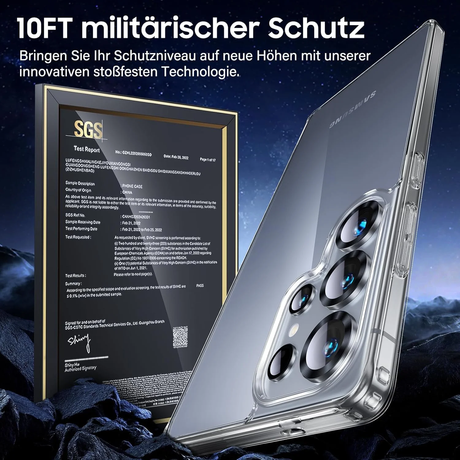 مجموعه 5 در 1 UniqueMe برای قاب گوشی سامسونگ گلکسی S25 Ultra - قاب گوشی موبایل [هرگز زرد نمیشود] برای محافظت کامل از گوشی گلکسی S25 Ultra [1 عدد قاب گوشی + 2 عدد محافظ صفحه نمایش + 2 عدد محافظ لنز]