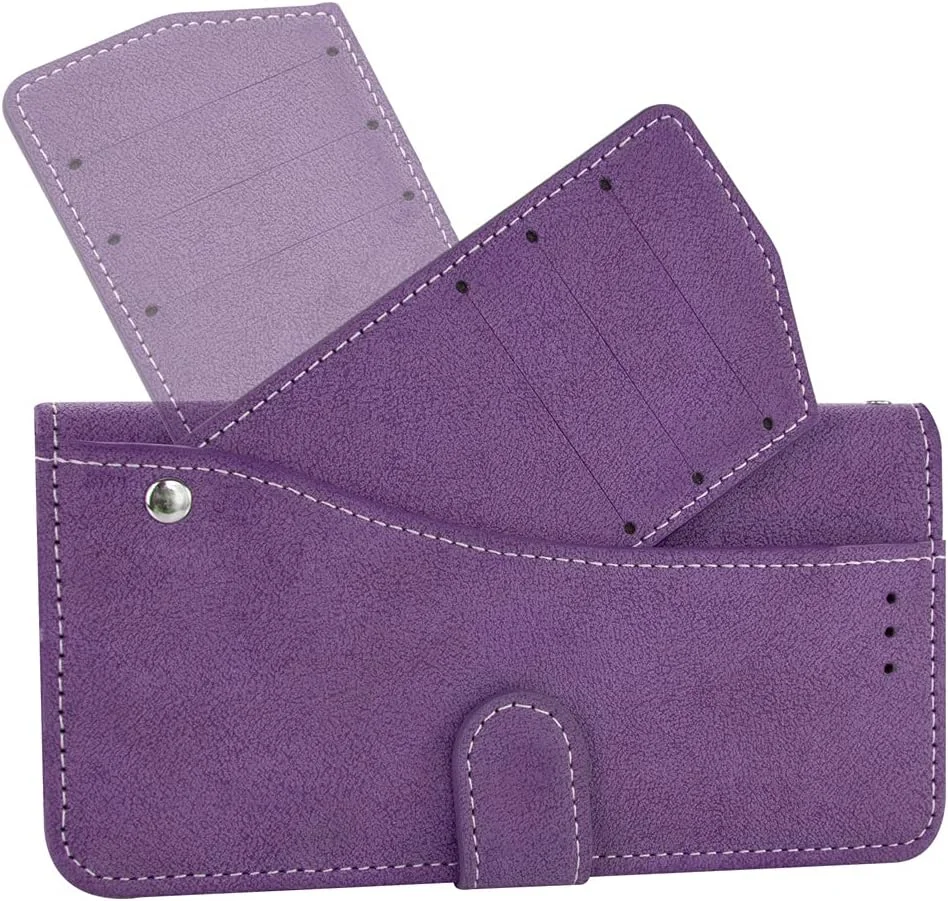 کیف پول و محافظ صفحه نمایش شیشه ای سازگار با گوشی سامسونگ گلکسی S21 / S21 5G (6.2 اینچ)، دارای جای کارت اعتباری، استند و بند مچی سیلیکونی جداشدنی - رنگ بنفش کیف پول و محافظ صفحه نمایش شیشه ای سازگار با گوشی سامسونگ گلکسی S21 / S21 5G (6.2 اینچ)، دارای جای کارت اعتباری، استند و بند مچی سیلیکونی جداشدنی - رنگ بنفش