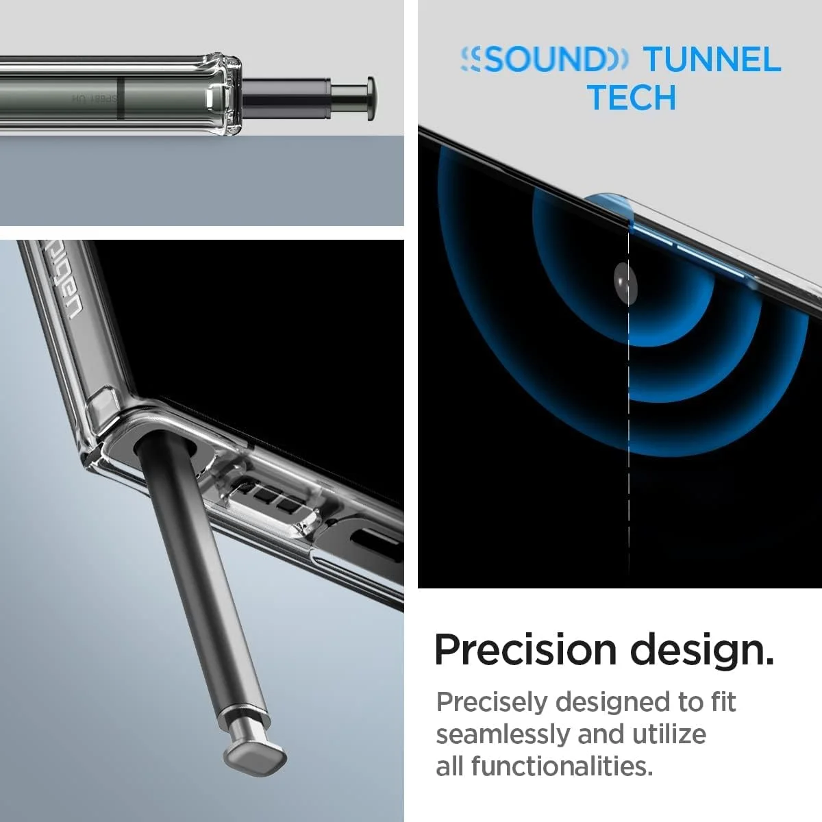 کاور پشتی شفاف AWH Ultra Hybrid، محافظ، کاور موبایل، شفاف برای گوشی سامسونگ گلکسی S23 Ultra 2023 5G - کریستال کلیر