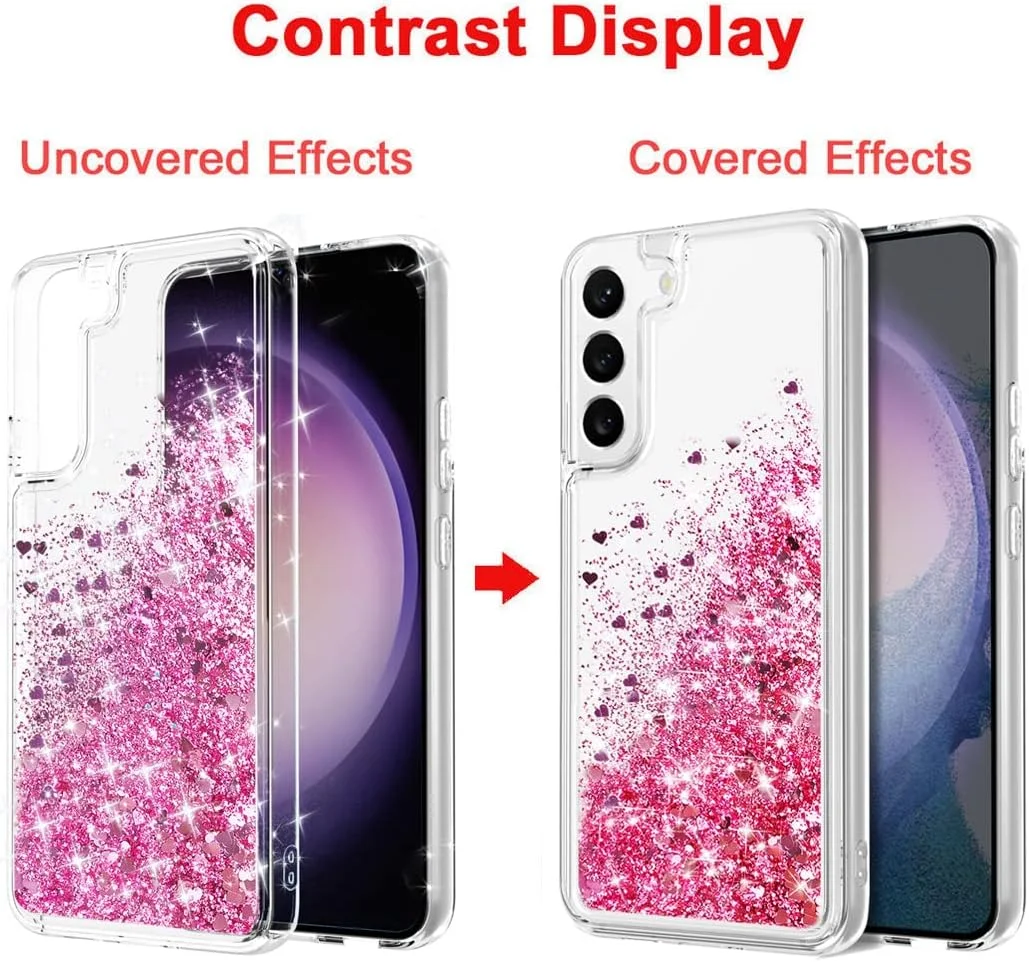 قاب محافظ گوشی سامسونگ گلکسی اس 23، طرح مایع شناور اکلیلی رنگارنگ، جنس TPU، رنگ رزگلد قاب محافظ گوشی سامسونگ گلکسی اس 23، طرح مایع شناور اکلیلی رنگارنگ، جنس TPU، رنگ رزگلد