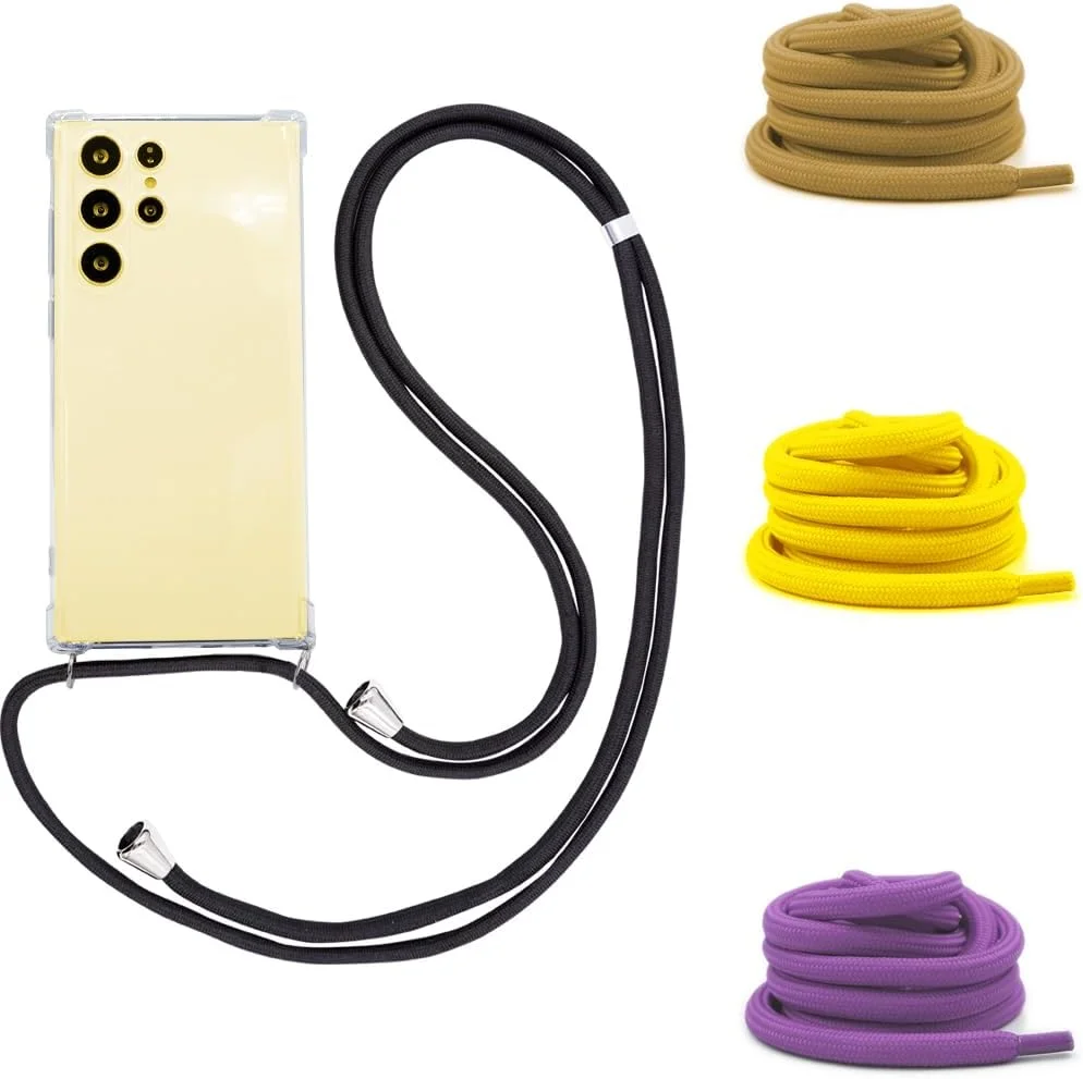 کیف موبایل بنددار Sadaaga مناسب برای گوشی سامسونگ گلکسی S24 Ultra، کیف بنددار با بند چند رنگ، نگهدارنده بند موبایل دور گردن، راهنمای نصب کیف موبایل بنددار Sadaaga مناسب برای گوشی سامسونگ گلکسی S24 Ultra، کیف بنددار با بند چند رنگ، نگهدارنده بند موبایل دور گردن، راهنمای نصب