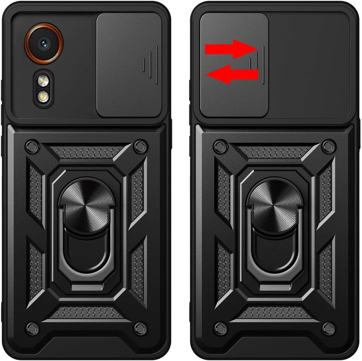 کاور محافظ گوشی سامسونگ گلکسی Xcover 7 مدل SDTEK به همراه محافظ لنز دوربین، استند، حلقه نگهدارنده مغناطیسی و محافظ صفحه نمایش شیشه ای (مشکی) کاور محافظ گوشی سامسونگ گلکسی Xcover 7 مدل SDTEK به همراه محافظ لنز دوربین، استند، حلقه نگهدارنده مغناطیسی و محافظ صفحه نمایش شیشه ای (مشکی)